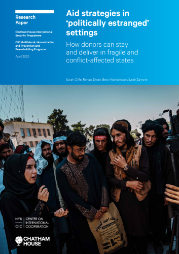 Aid strategies in ‘politically estranged’ settings report